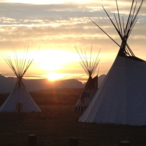 Site of the historic signing of the Buffalo Treaty on Montana's Blackfeet Reservation.     Photo by Amanda Hardy/WCS 