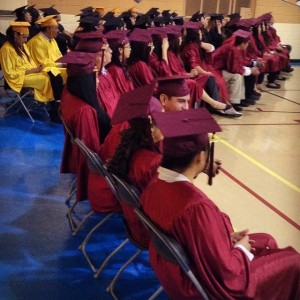 The 2014 graduating class of Maskwacis College.  Photo reposted from samsoncree.com