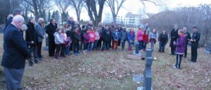 On November 6, St. Albert students participated in the Stone Stone Left Alone memorial initiative to honour fallen Canadian servicemen and women.   Article and photos by John Copley 