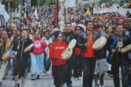 Drummers led the way as thousands joined the Walk for Reconciliation in Ottawa on May 31 as part of the final event of the Truth and Reconciliation Commission. Article and photos by Terry Lusty
