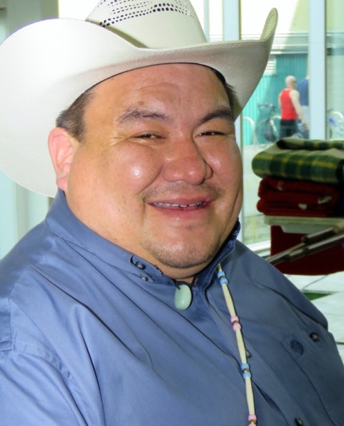 MC Jason Goodstriker is a member of southern Alberta's Blood Tribe.