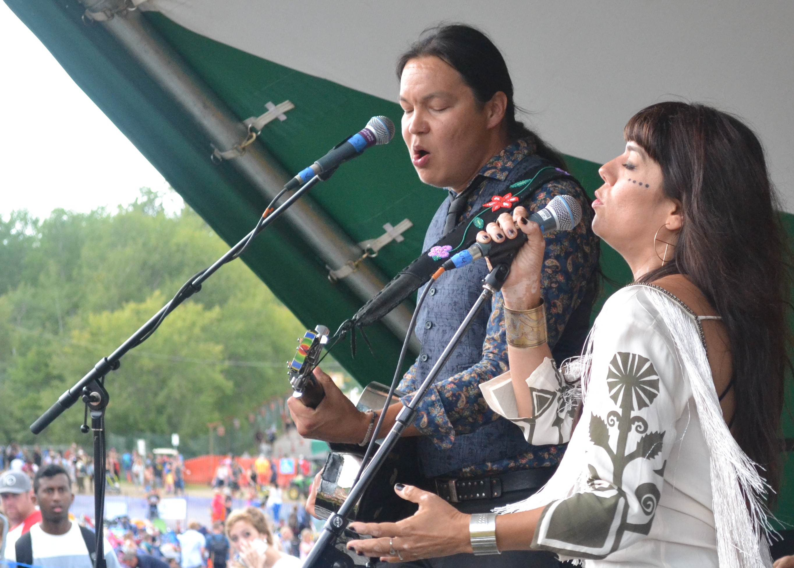 Digging Roots were one of the highlights of the Edmonton Folk Music Festival. 