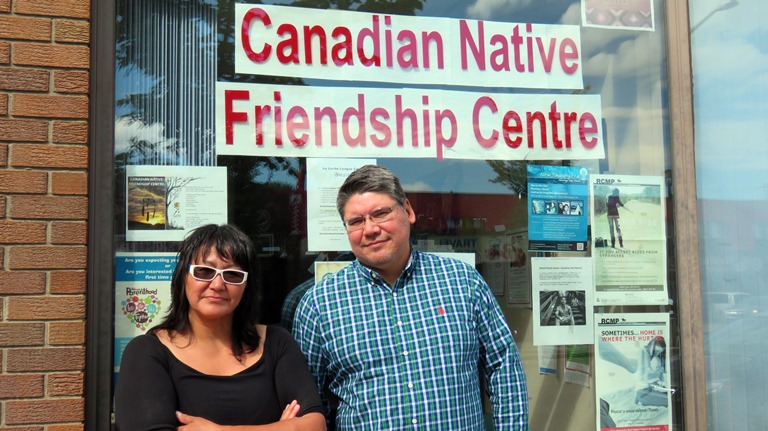 CNFC Edmonton Executive Director Ron Walker and Finance Officer Gloria Swan.