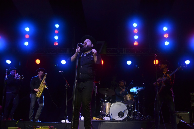 Nathanial Rateliff and the Night Sweats brought down the house on Sunday night to wrap up a very successful Edmonton Folk Festival. Photo by ANNews