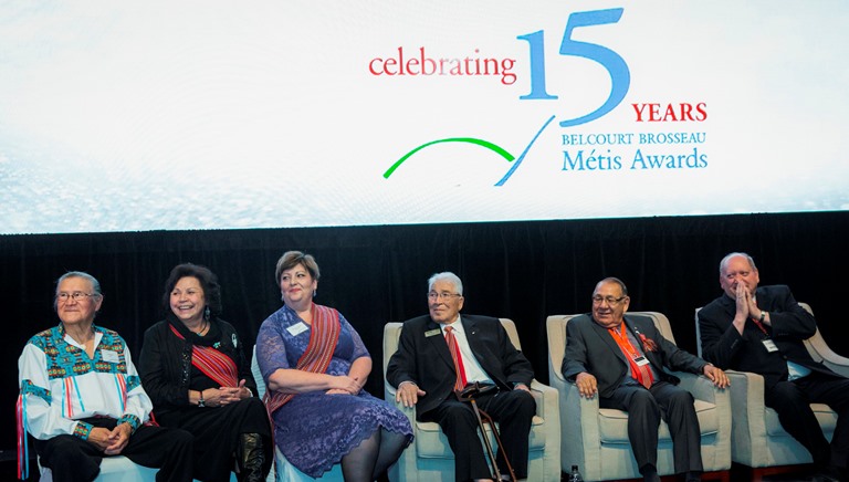 The BBMA Founders and Elders at the 15th Anniversary Gala Event held September 24 in Edmonton. 