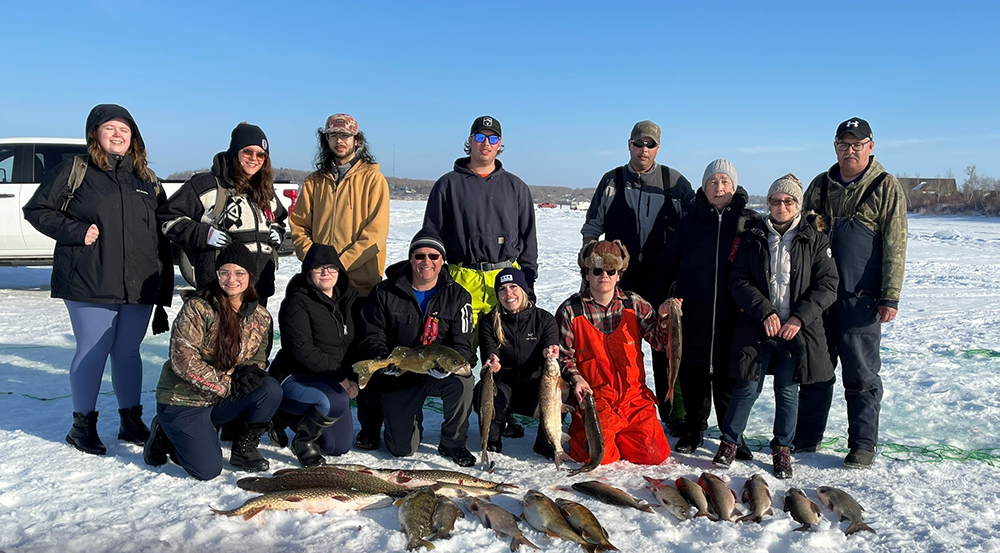 Building Metis connections through icefishing, language and